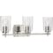 Progress Lighting Adley Collection Three-Light Bath & Vanity P300156-104 - alternate 1